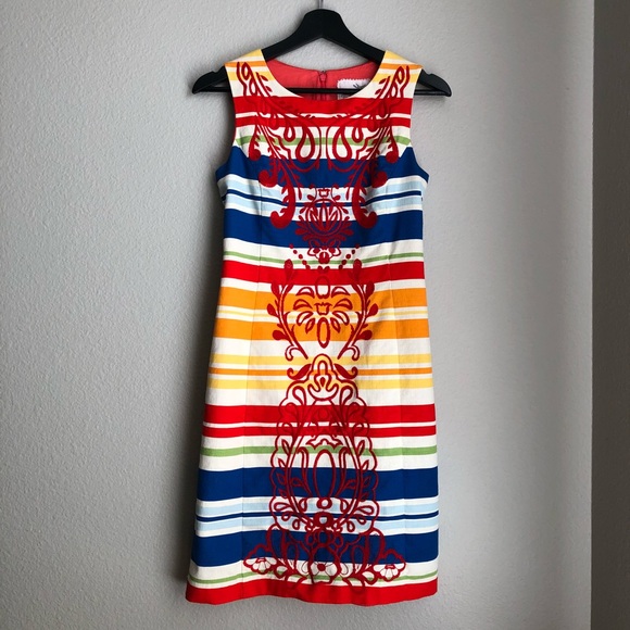 ANTHROPOLOGIE Tabitha Striped Banded Totem Dress - Picture 6 of 8